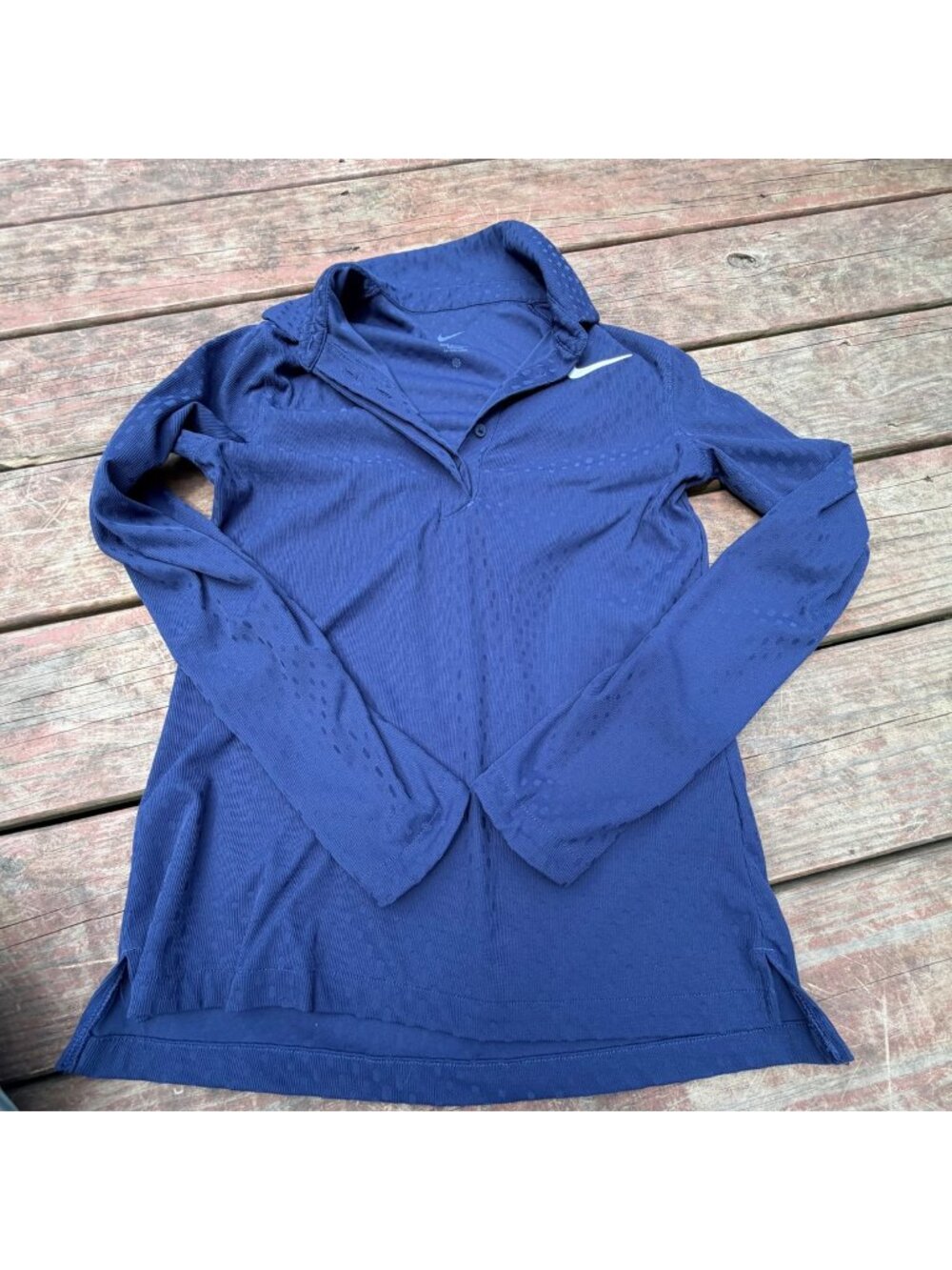 Nike Dri-Fit XS Long-Sleeve Polo Shirt